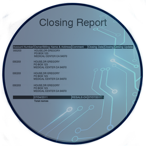 Closing Report