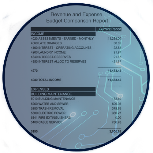 Revenue and Expense Budget Comparison Report