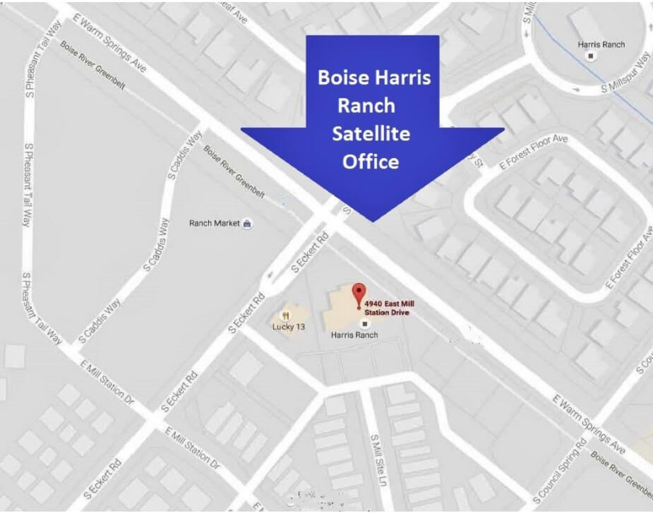 Sentry Management HOA Management Boise Office Map