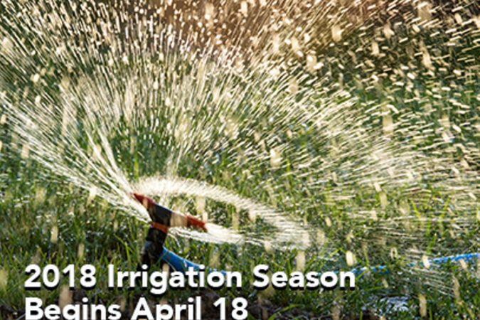 Boise, Idaho Irrigation Season 2018
