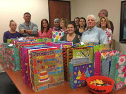 Sentry Management Boise Office Donates Birthday Boxes to Salvation Army