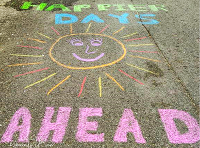 Community Association Sidewalk Art